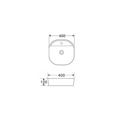 Умивальник Invena Pejto 40 CE-17-001-C