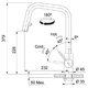 Смеситель для кухни Franke Kubus Pull Out (115.0529.207)