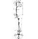 Душова система Hansgrohe Raindance Select S 240 Showerpipe (27117000)