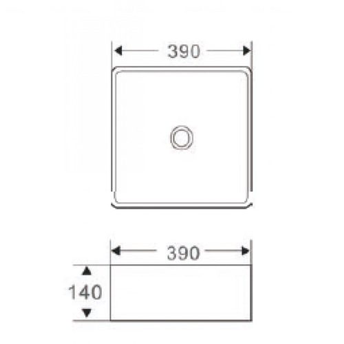 Умивальник Invena Reja 39 CE-15-001-C