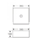 Умивальник Invena Reja 39 CE-15-001-C