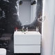 Тумба з раковиною Fancy Marble Rodos 80 білий глянець білий глянець