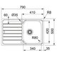 Кухонная мойка Franke Spark SKL 611-79 101.0598.809