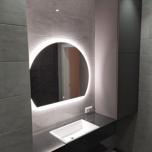 Дзеркало з підсвічуванням Fancy Marble MC-Saona 750х675 мм 750х675 мм