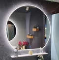 Дзеркало з підсвічуванням Fancy Marble MC-Saona 750х675 мм 650х585 мм