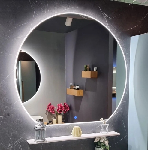 Дзеркало з підсвічуванням Fancy Marble MC-Saona 750х675 мм 750х675 мм