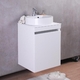 Тумба з раковиною Fancy Marble Sheldon 500 + кам'яна стільниця (Sheldon 0804101) білий глянець білий глянець