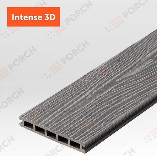Террасная доска Porch Intense Silver 3D 3000\4000 х150х24 мм