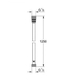 Душевой шланг Grohe Silverflex 1250 мм 