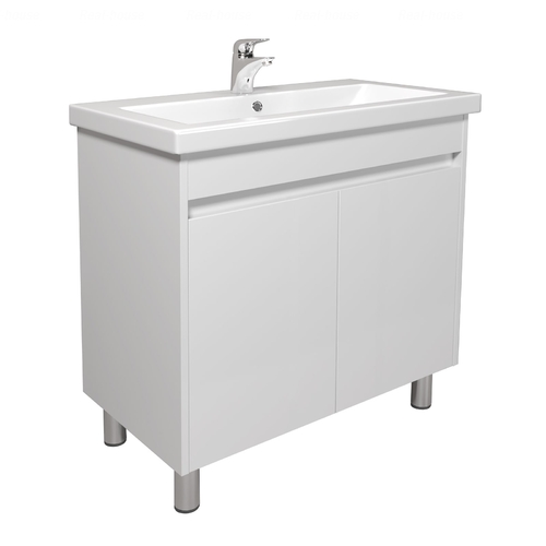 Тумба Мойдодир CITY White-80 з умивальником Cersanit Como