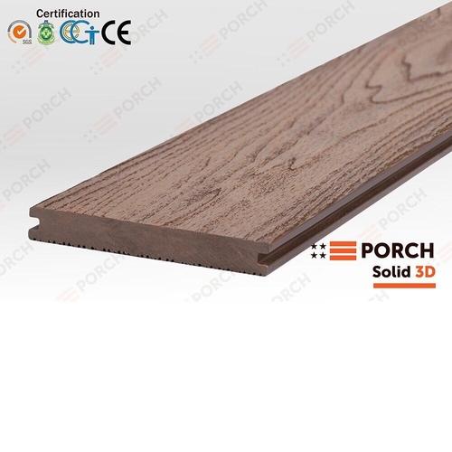Террасная доска Porch Solid Teak 3D 18*140*2900 мм