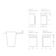 Умивальник Marmorin Tebe 550 (P_S_082_11_0550 ) полички 325 мм полички 325 мм