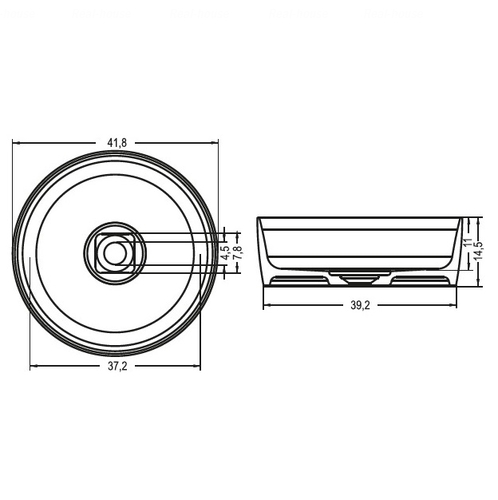 Умивальник Riho Thin Round (W024001105)