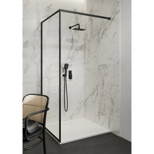 Душевая стенка Cersanit Walk-In Larga 90х200 черный черный