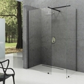 Неподвижная душевая стенка Ravak Walk-In Wall-110 профиль черный профиль черный
