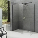 Неподвижная душевая стенка Ravak Walk-In Wall-110 профиль черный профиль черный
