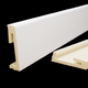 Плінтус Salag Alpha 2200х60х15.3 мм White White