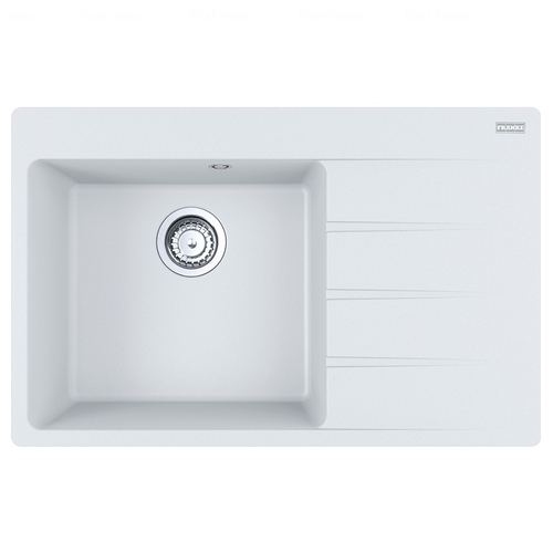 Кухонная мойка Franke Centro CNG 611-78 TL, правое крыло белый белый