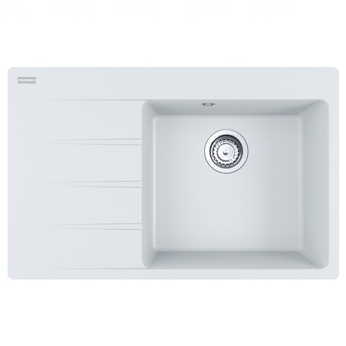 Кухонная мойка Franke Centro CNG 611-78 TL, левое крыло белый белый