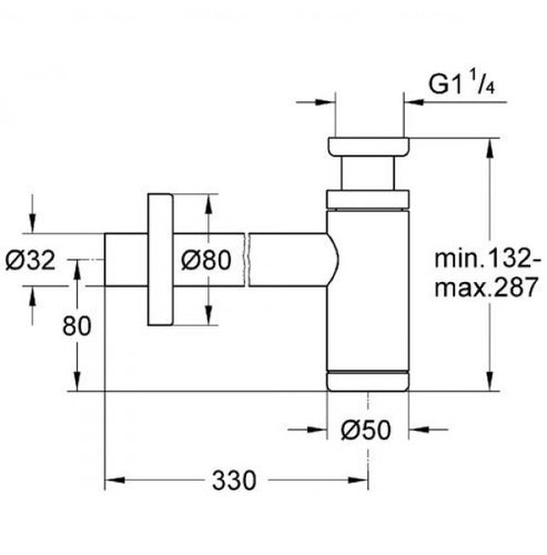 Сифон для умивальника Grohe 28912000