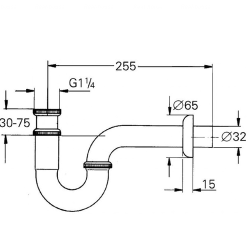 Сифон для умивальника Grohe 28947000