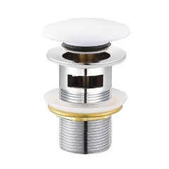 Донный клапан click-clack Cersanit ⌀65 мм, для умывальников с переливом (K99-0223)