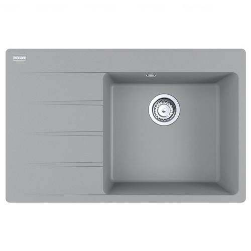 Кухонная мойка Franke Centro CNG 611-78 TL, левое крыло серый камень серый камень