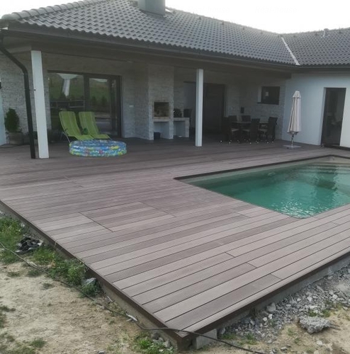 Терасна дошка Perwood COUNTRY Grand Massive Plus Сірий камінь 4000х162х21 мм