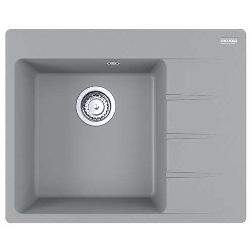 Кухонная мойка Franke Centro CNG 611-62 TL, правое крыло серый камень серый камень