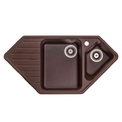 Кухонная мойка Granado Ibiza black shine  marron