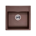 Кухонная мойка Granado Merida black shine marron