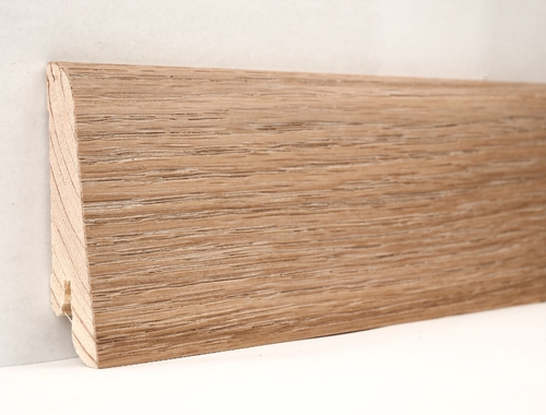 Плинтус деревянный шпонированный Ключук Евро Дуб патина Дуб патина