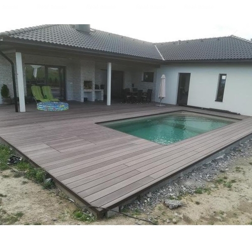 Терасна дошка Perwood FARM Natural Massive Сірий камінь 4000х162х21 мм