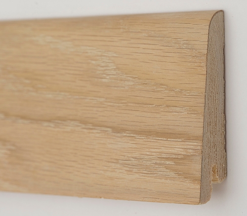 Плинтус деревянный шпонированный Ключук Рустик 2200х80х19 мм Дуб шлифованный Дуб шлифованный