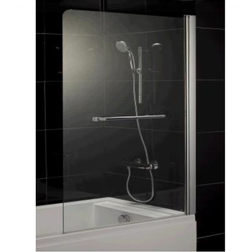 Душевая штора для ванны Eger 800х1500 мм (599-02) правосторонняя, стекло прозрачное правосторонняя, стекло прозрачное