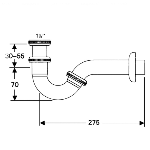 Сифон для біде Hansgrohe (55237000)