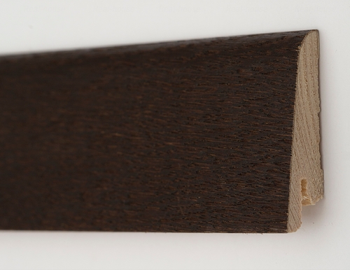 Плинтус деревянный шпонированный Ключук Рустик 2200х60х19 мм Дуб термо Дуб термо