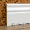 Плинтус Ключук 100 MDF RAL 9003, без шпона волна волна